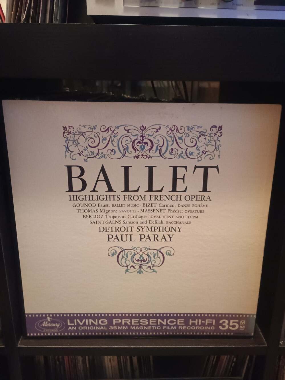 PAUL PARAY: ballet highlights from French opera MERCURY VG+ Promo Vinyl